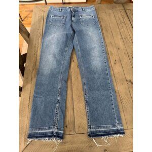Anine Bing Raw Hem Jeans Size 28